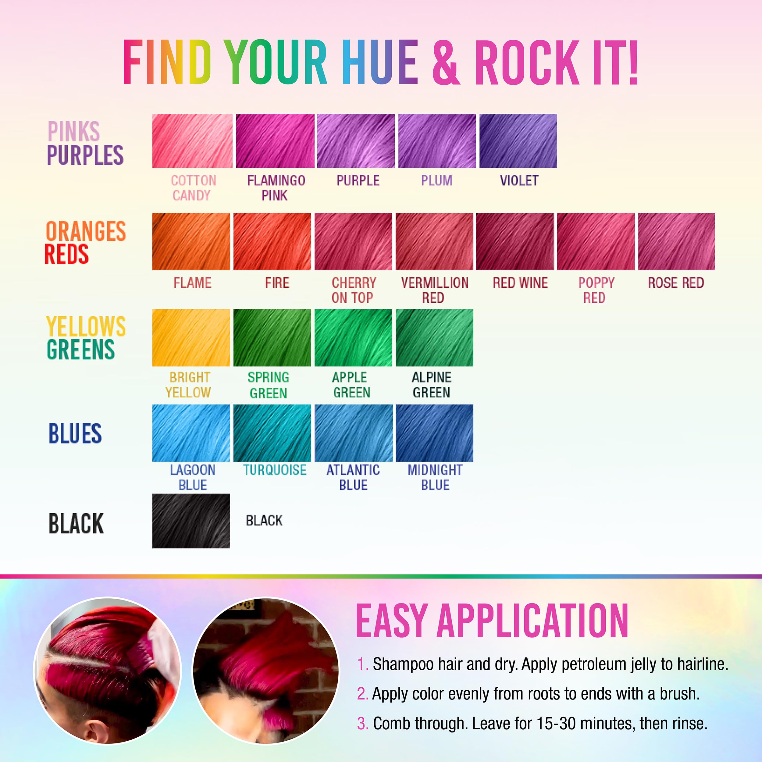 Punky Flamingo Pink, après-shampooing: cheveux doux et nourris après couleur.