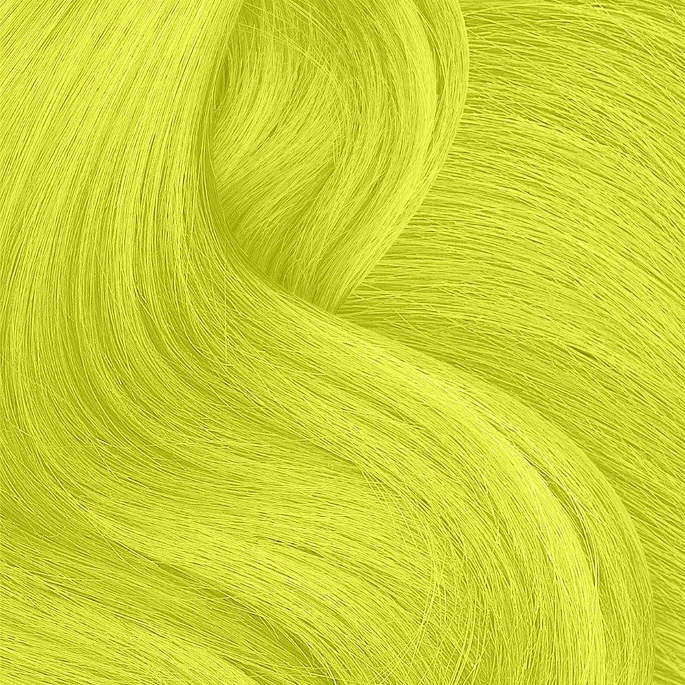 Punky spray couleur capillaire Léopard Jaune formulation douce respectant tous types de cheveux.