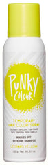 Punky spray couleur capillaire Léopard Jaune : flacon facile à utiliser pour couleur vive temporaire.