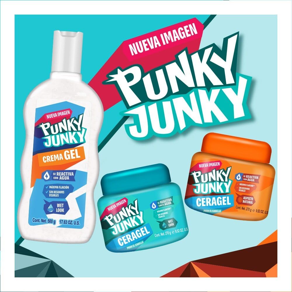 Punky Junky Cera Gel Fx Brillante, séchage rapide et retouches faciles