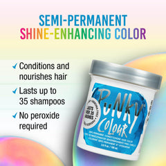 Punky Lagoon Blue – application au pinceau pour une couleur homogène