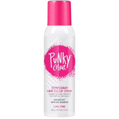 Punky Lynx Pink – spray sur cheveux, couleur temporaire vive et rapide à appliquer.