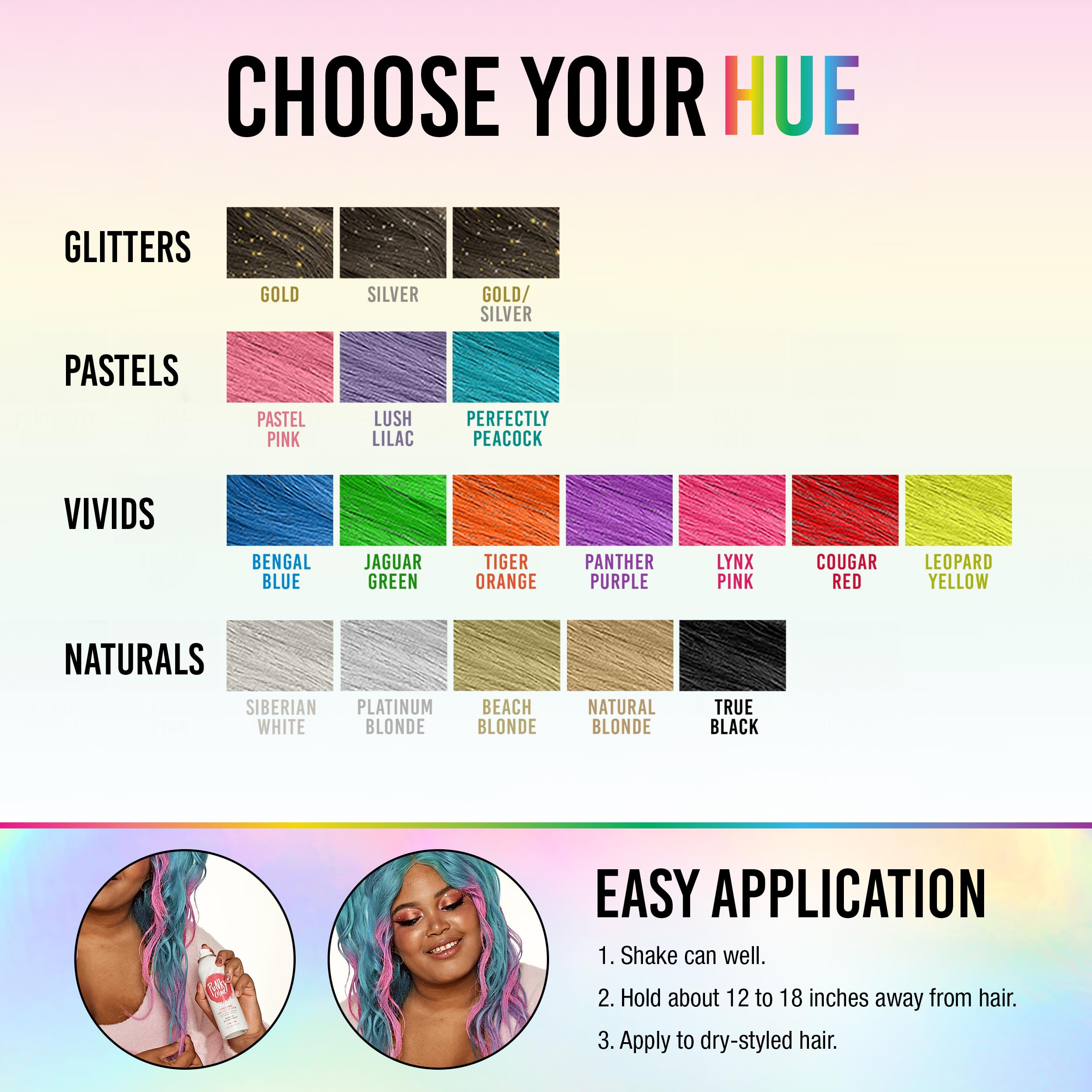 Punky Lynx Pink – usage sans effort, convient pour costumes et événements.