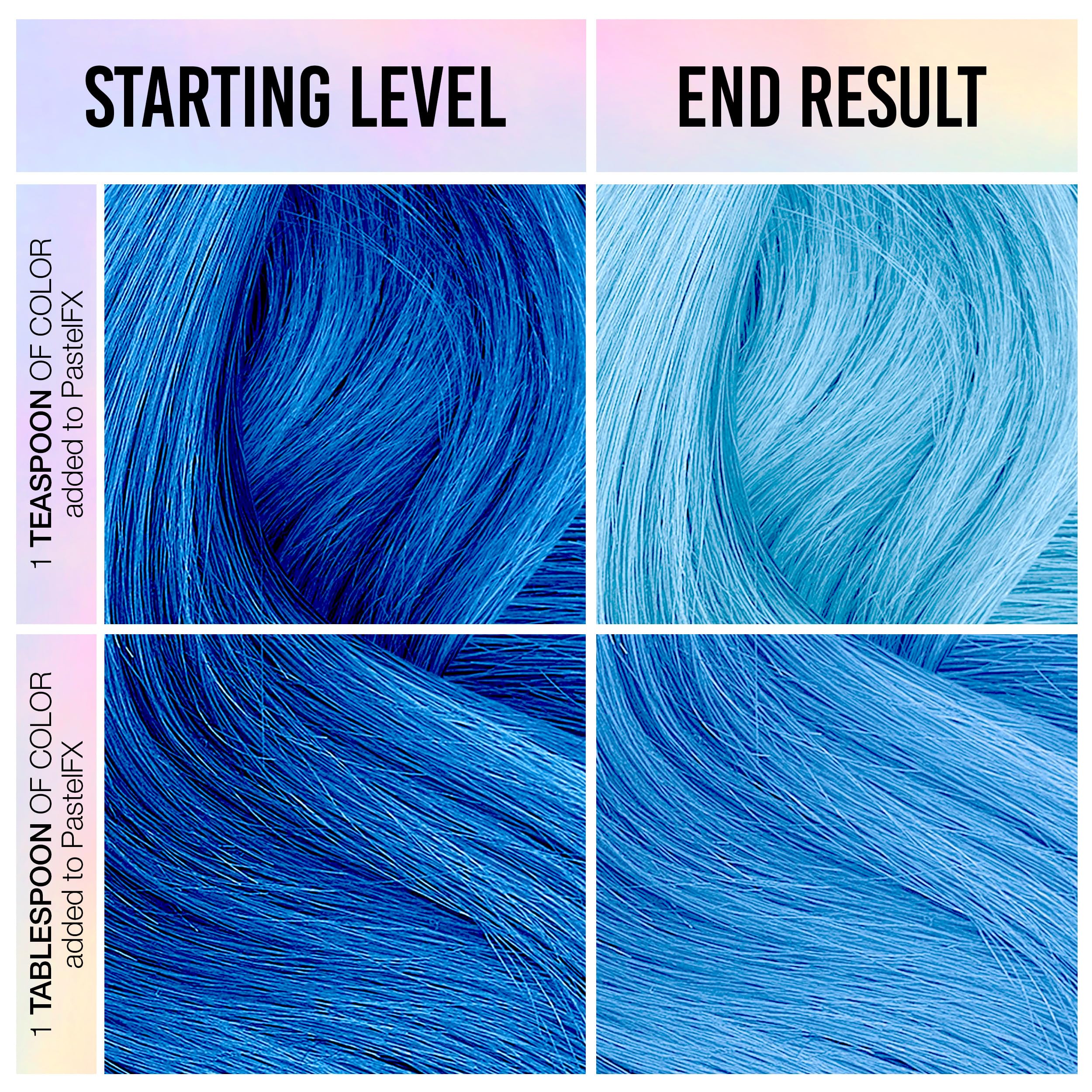 Punky PastelFX rendu pastel subtil et lumineux sur les longueurs.
