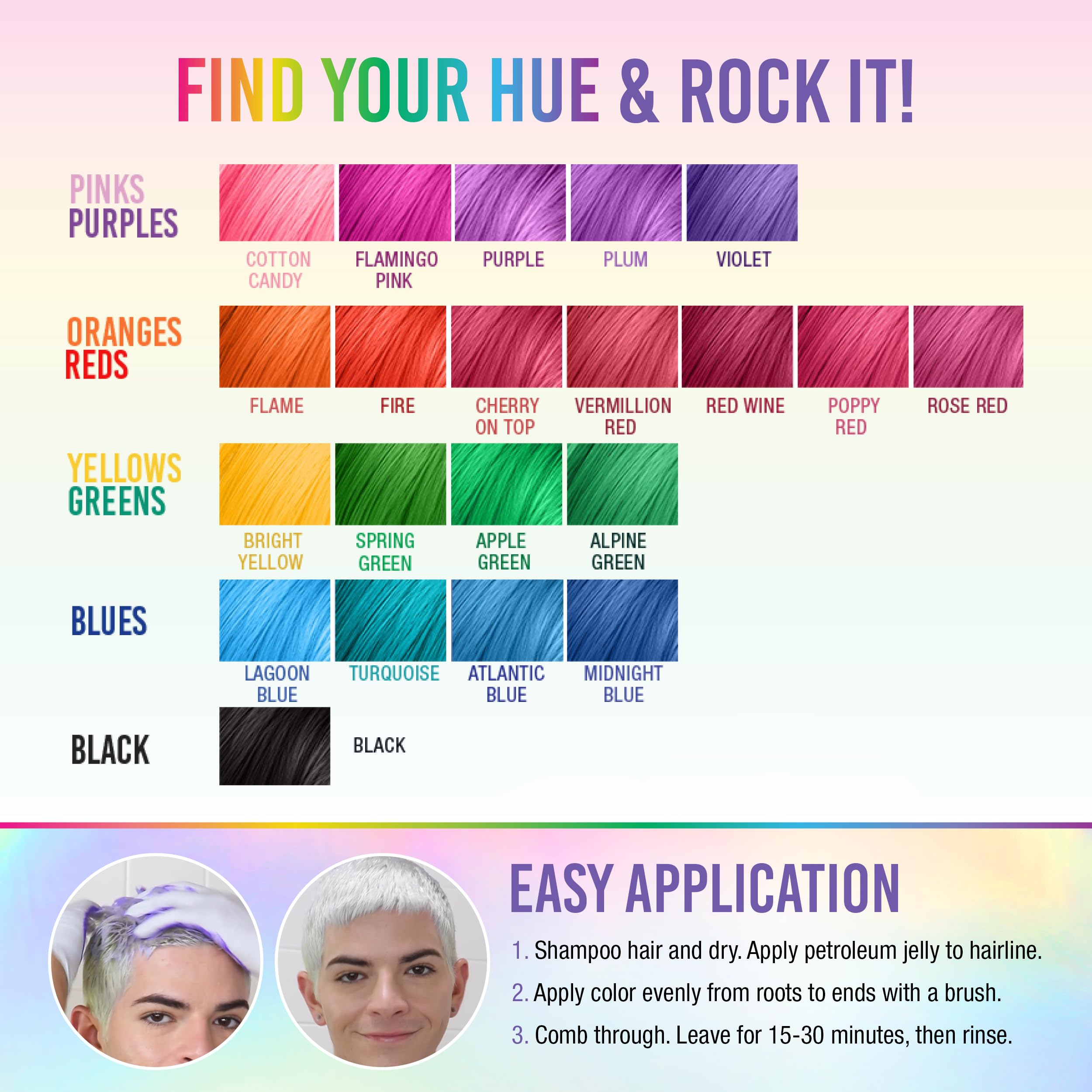 Emballage écologique de Punky Toner Platine Blond, produit vegan et cruelty-free.
