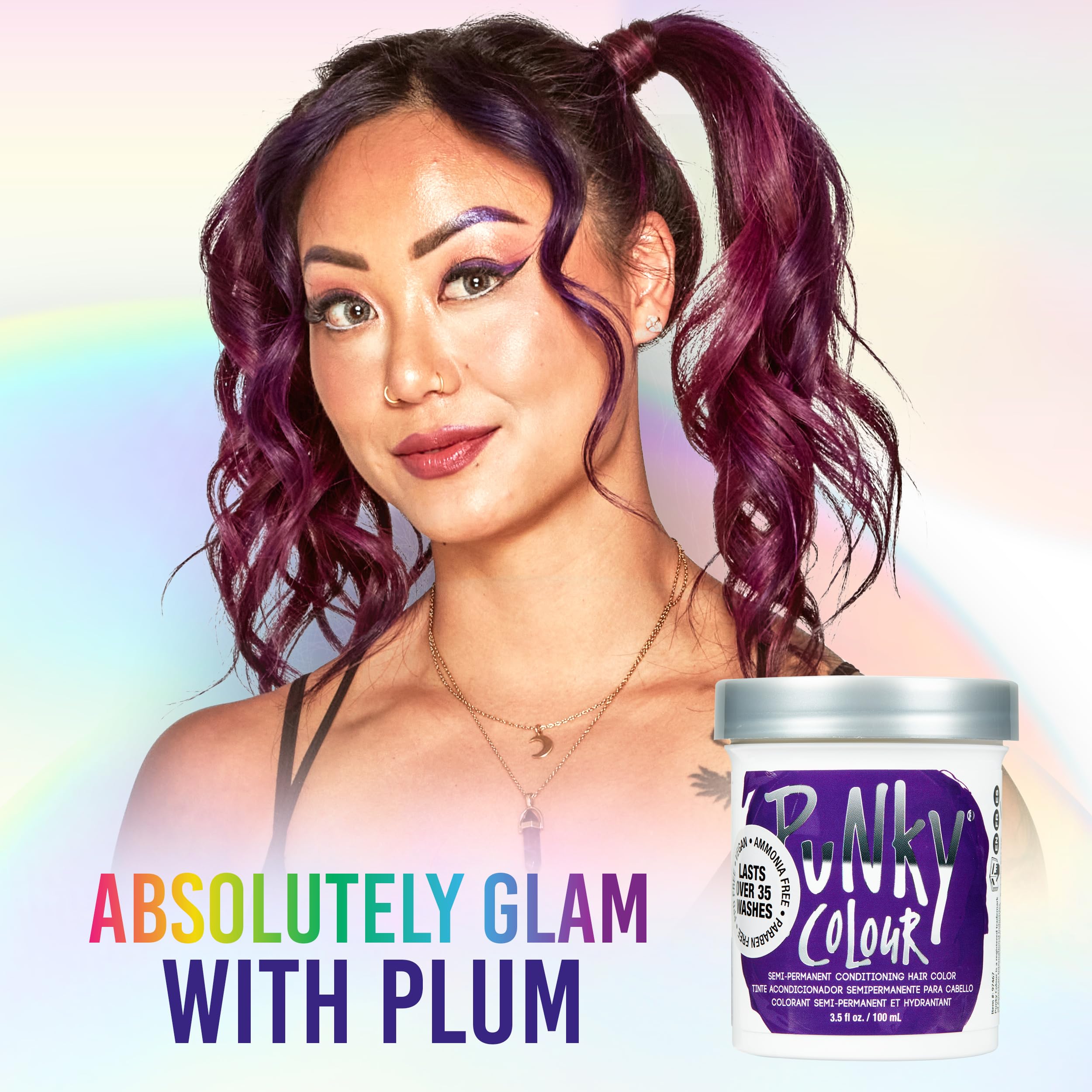 Punky Plum applicateur-brosse pour une application homogène.