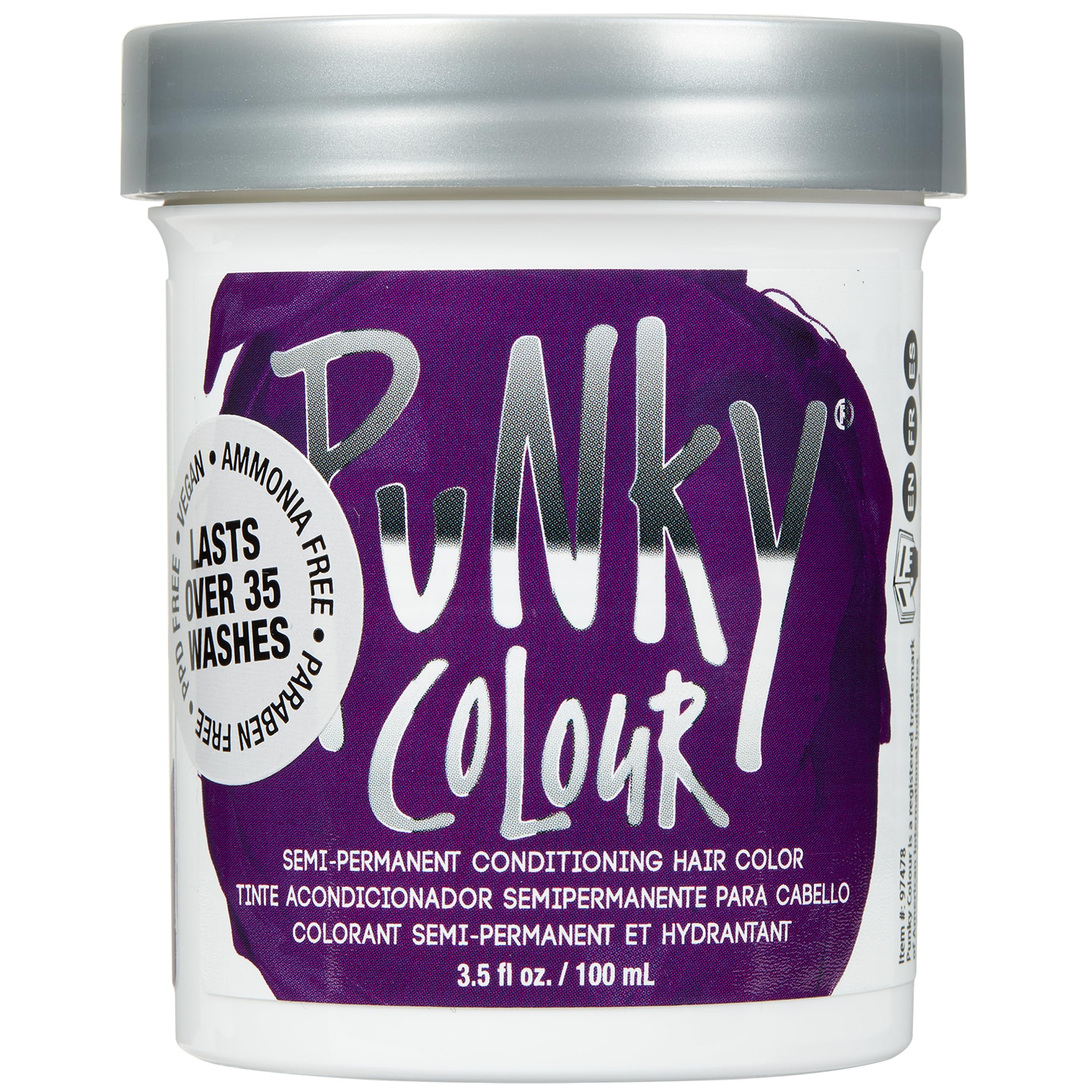 Punky Purple – teinte en bouteille, couleur durable sans peroxyde.