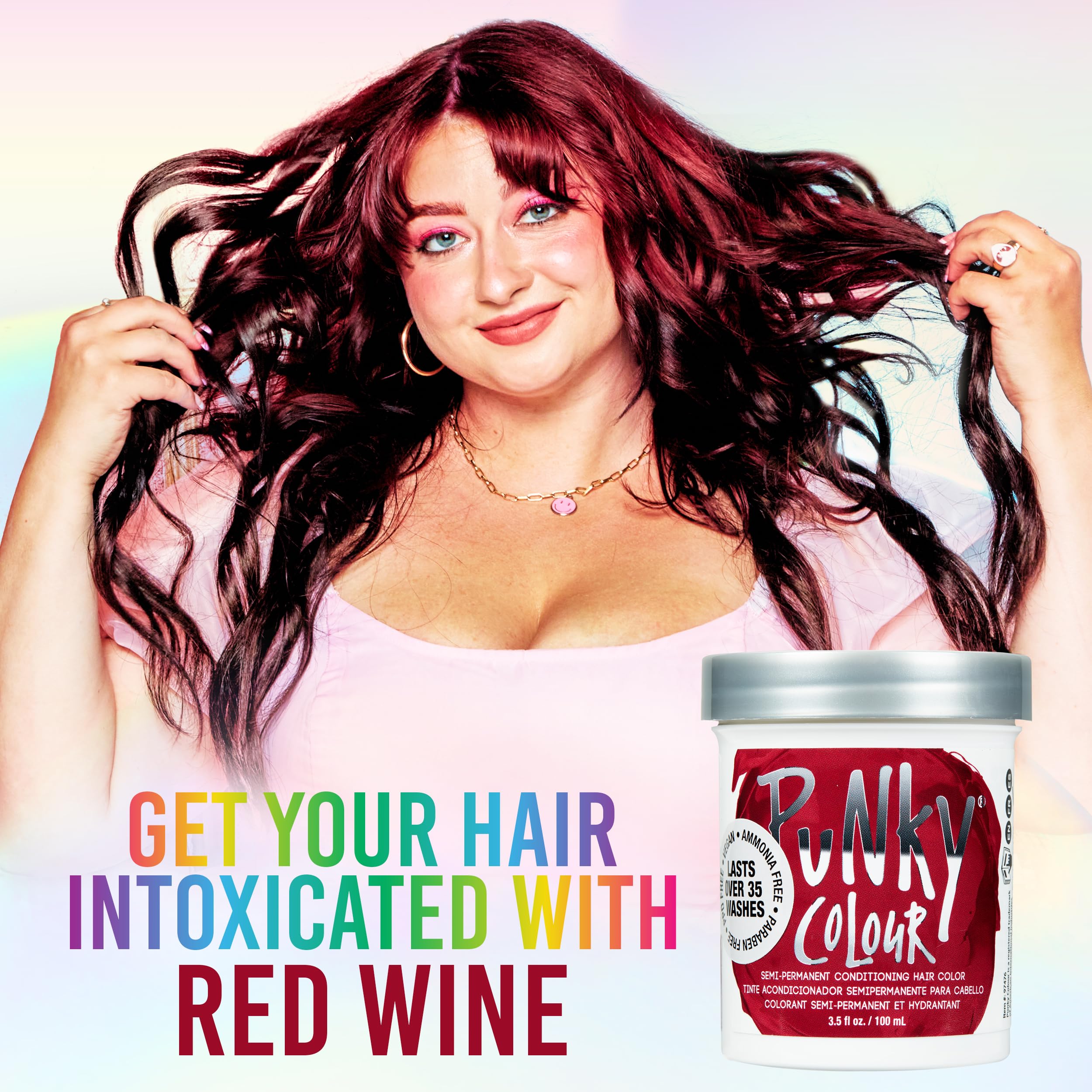 Punky Red Wine – bol de mélange rapide pour personnaliser l’effet couleur.