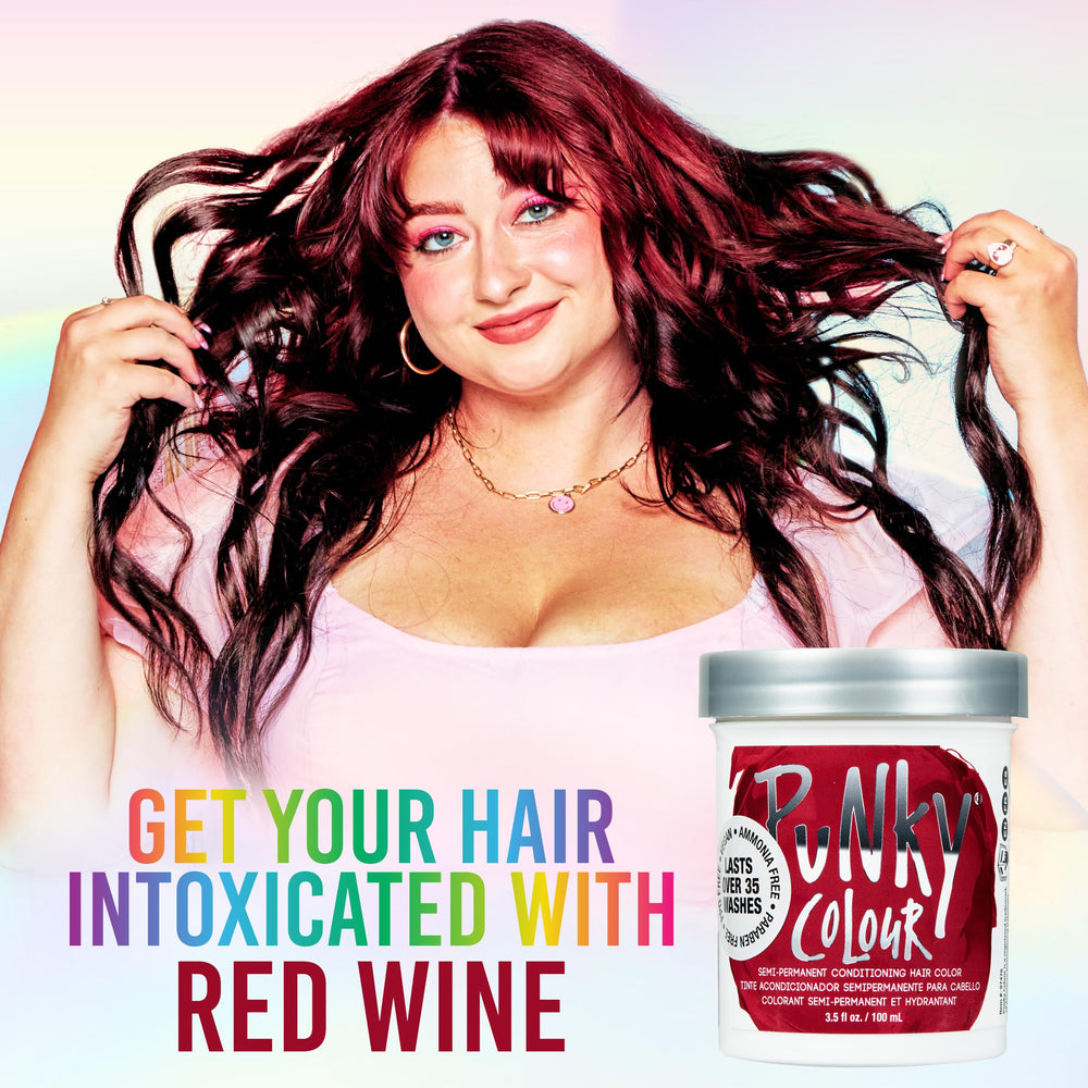 Punky Red Wine – bol de mélange rapide pour personnaliser l’effet couleur.