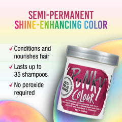 Punky Rose Red, applicateur, application précise pour une couleur uniforme et sans traces.