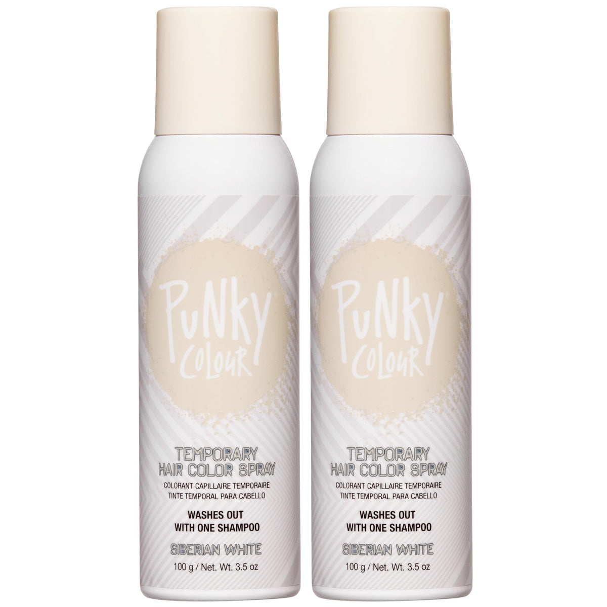 Punky Siberian White vaporisateur: couleur temporaire éclatante et rapide.