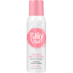 Punky Spray couleur temporaire Rose pâle, bouteille prête à l’emploi pour un look rapide.