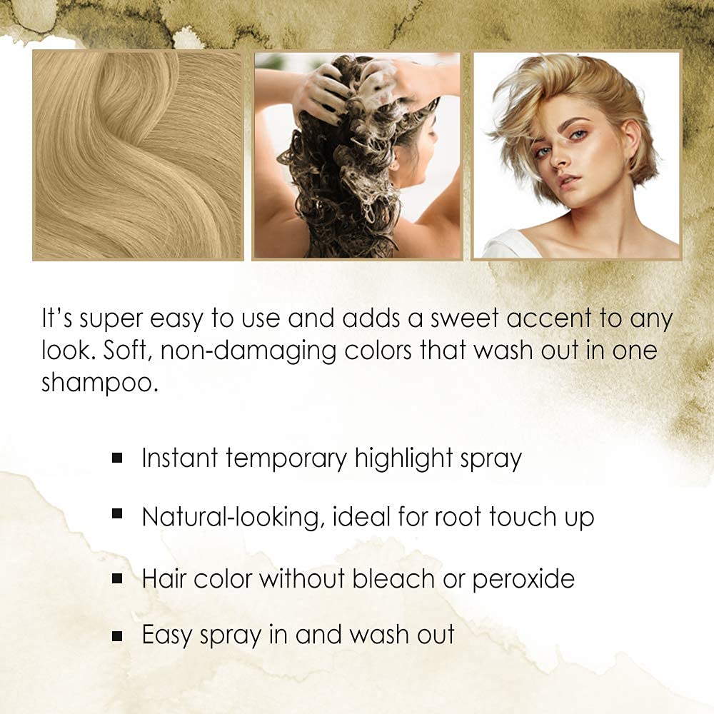 Punky spray lavable en un rinçage: couleur facilement retirée avec un seul rinçage.