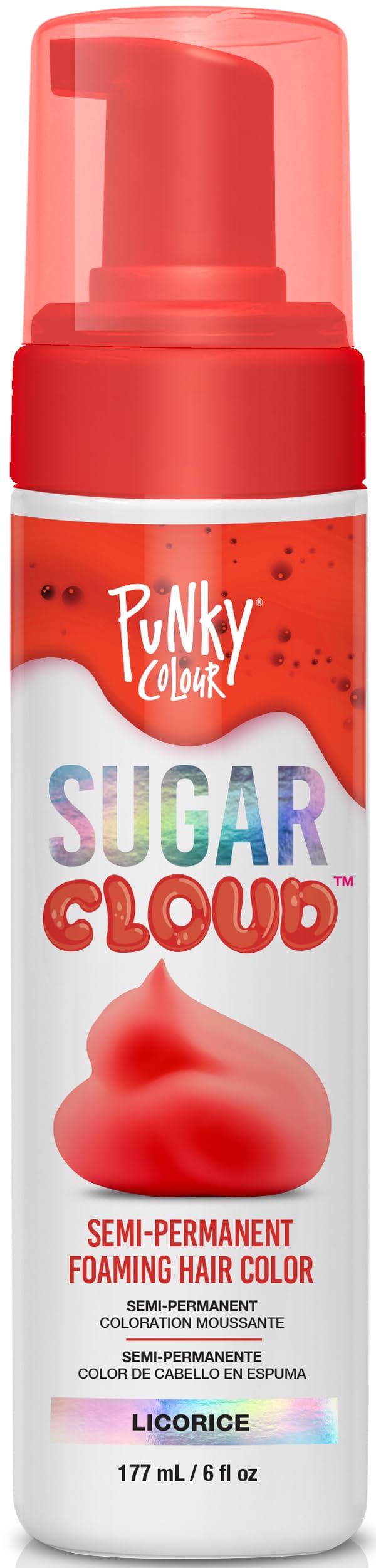 Punky Sugar Cloud: la mousse prête à l’emploi facilite l’application cheveux.