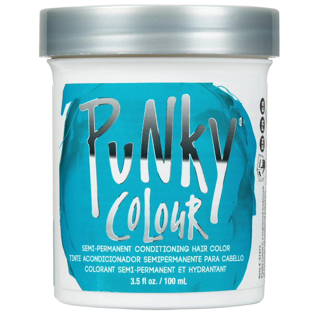 Punky Turquoise — Bouteille colorante, teinte turquoise intense sans effort.