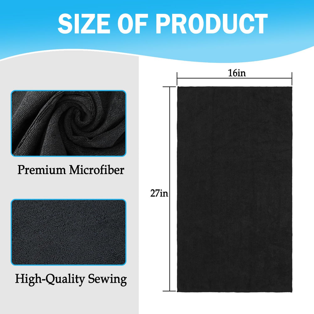Détail texture microfibre Puomue, douceur et absorption rapide sans peluches.