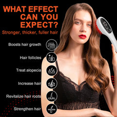 PUPCA Peigne laser – Portable et sans fil: pratique lors de vos déplacements.