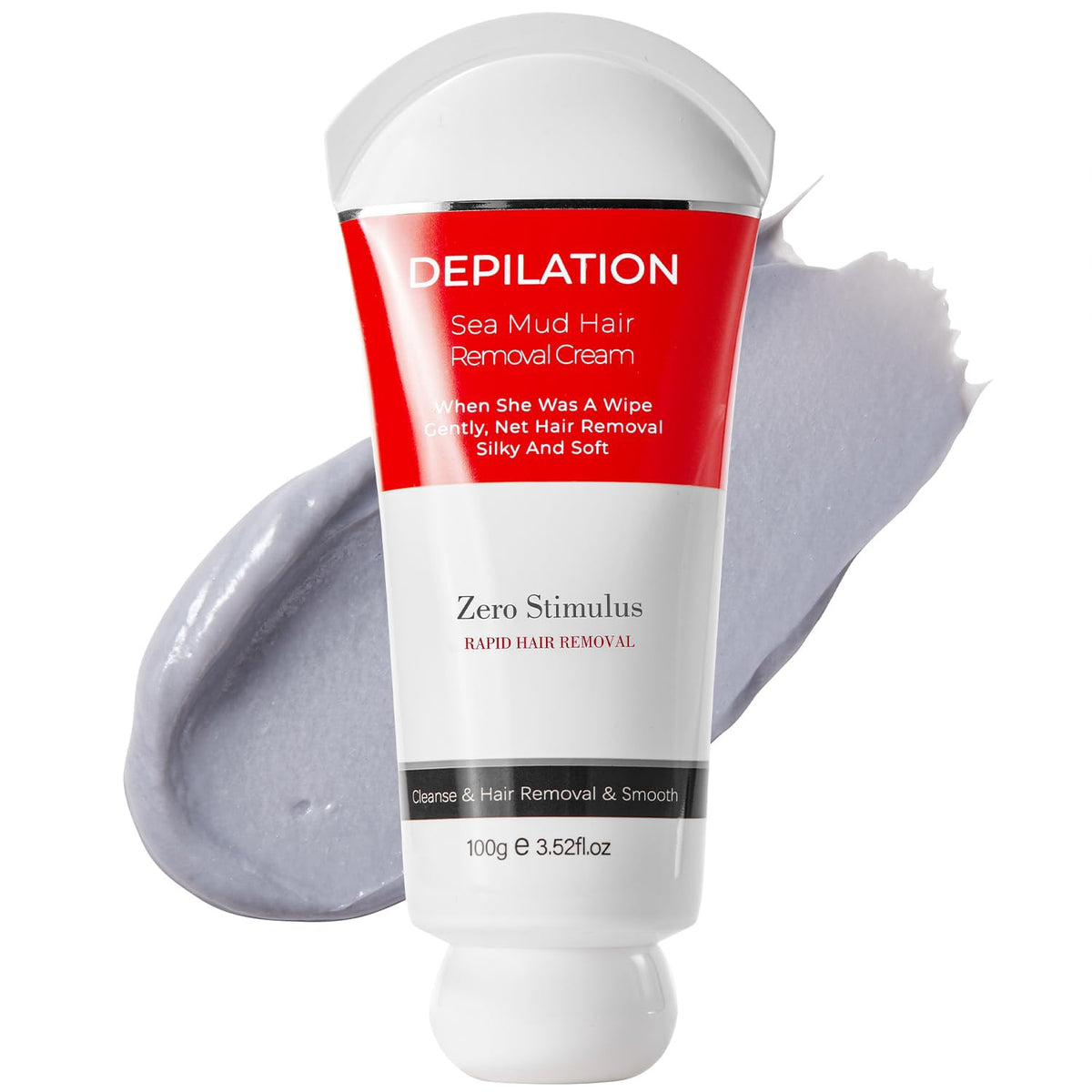 PUPUPE crème dépilation sans douleur, flacon élégant, sensation douce