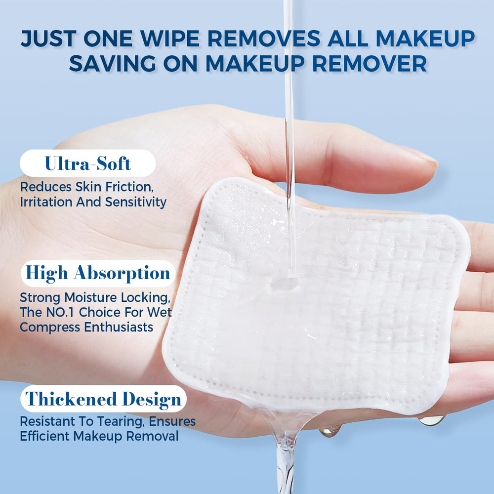 PUPUPE disques coton premium, double-face et surpiqûres, nettoyage ciblé.