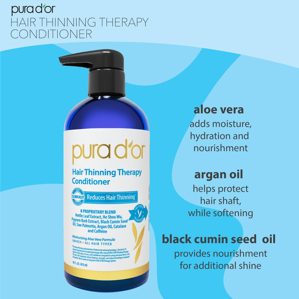 PURA D'OR base-aloe-vera, soin doux pour cuir chevelu sensible