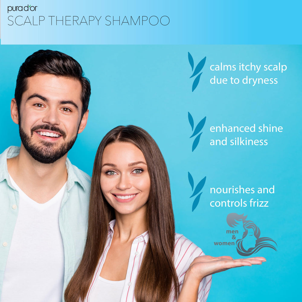 PURA D'OR Sh shampooing thérapie huile d argan nourrissante