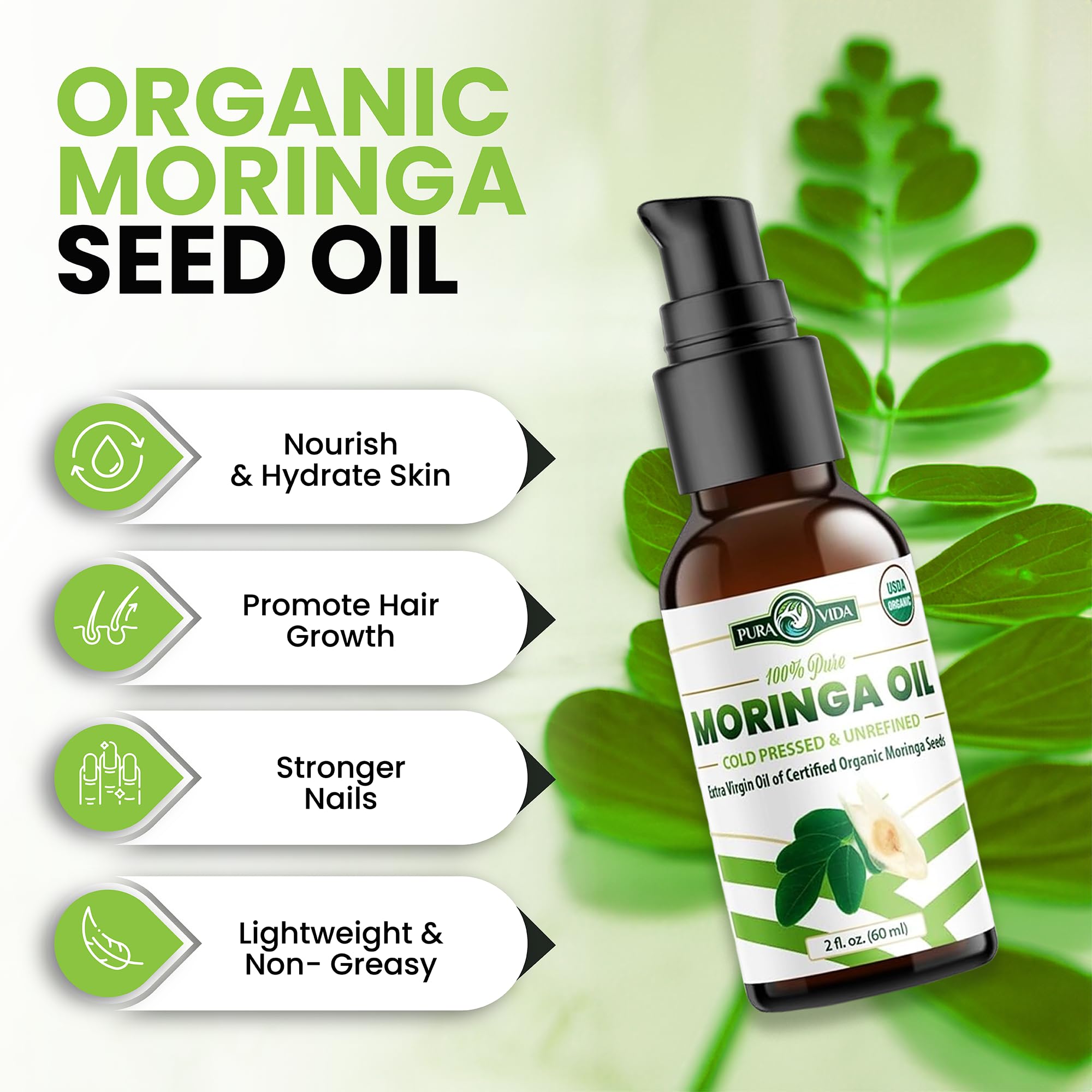 PURA VIDA MORINGA graines pureté et origine