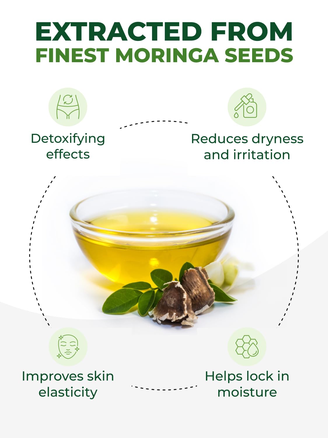 PURA VIDA MORINGA: huile mains et ongles pour cuticules douces.