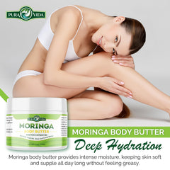 PURA VIDA MORINGA – Texture fouettée légère et absorption rapide.