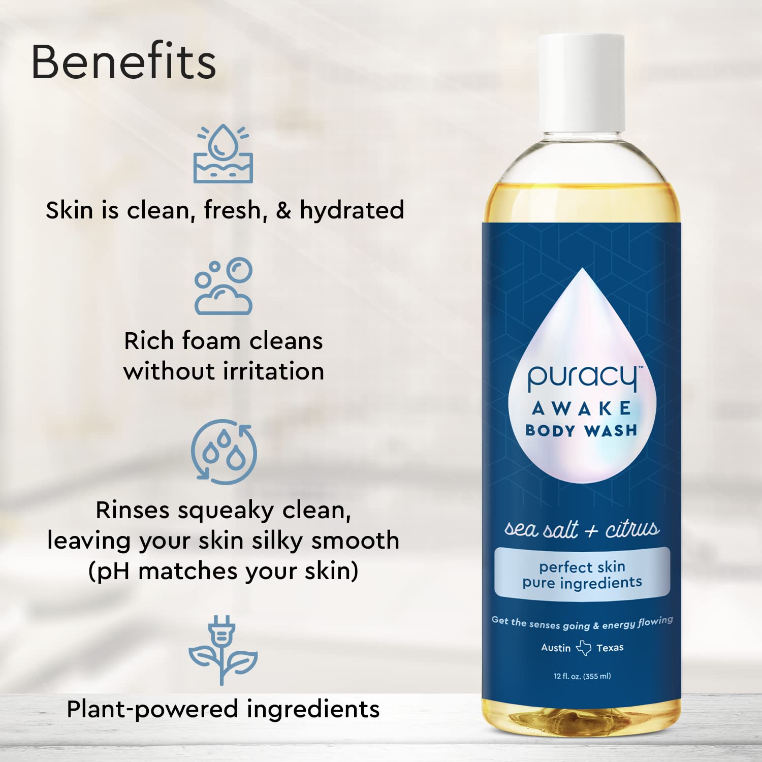 Puracy ingrédients végétaux: norme naturelle pour peau sensible.