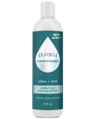 Puracy Conditionneur: bouteille claire et design épuré, idéal pour cheveux fins.