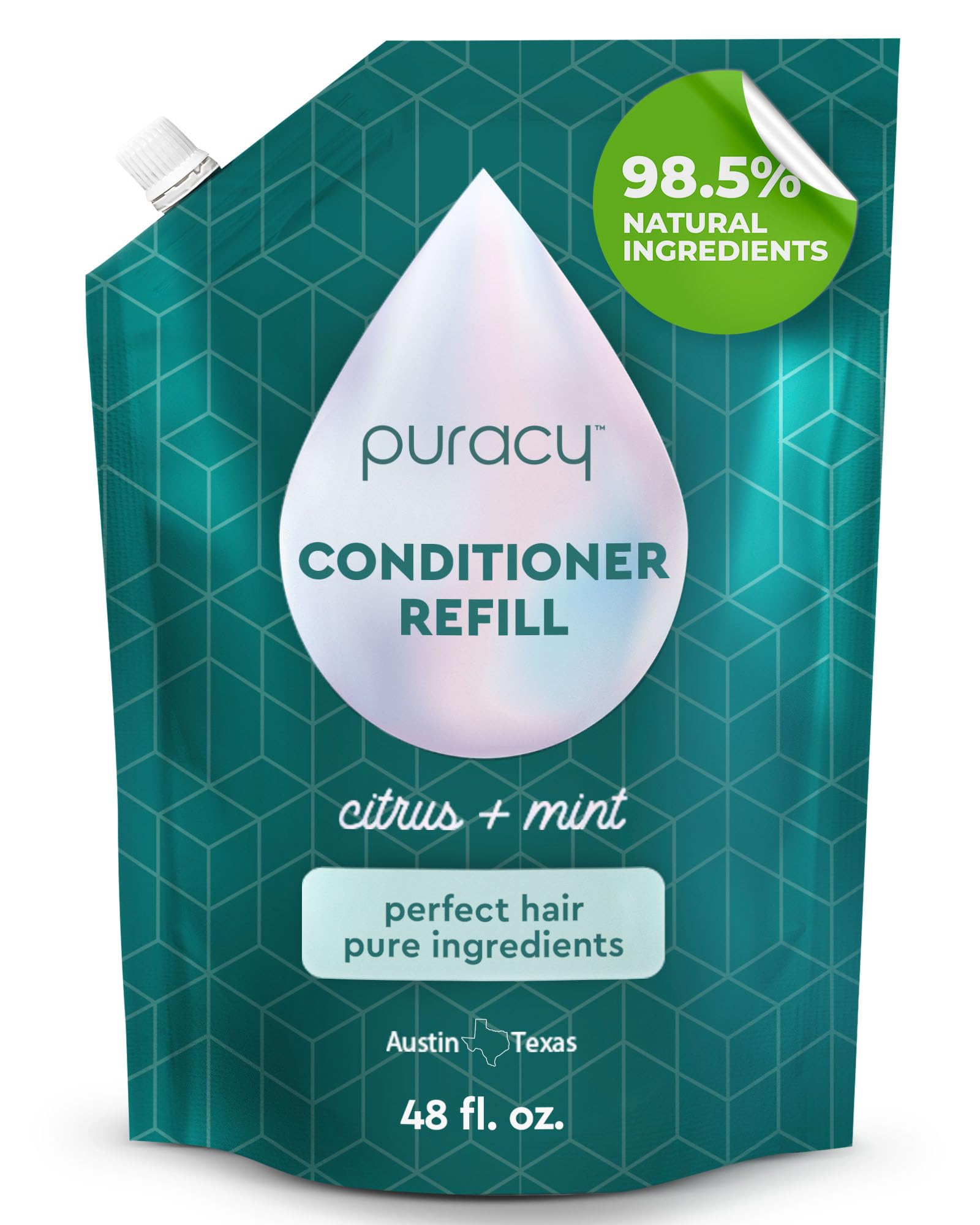 Puracy Conditionneur: bouteille du produit pour cheveux soyeux et démêlage facile