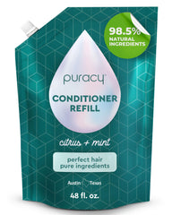 Puracy Conditionneur: bouteille du produit pour cheveux soyeux et démêlage facile