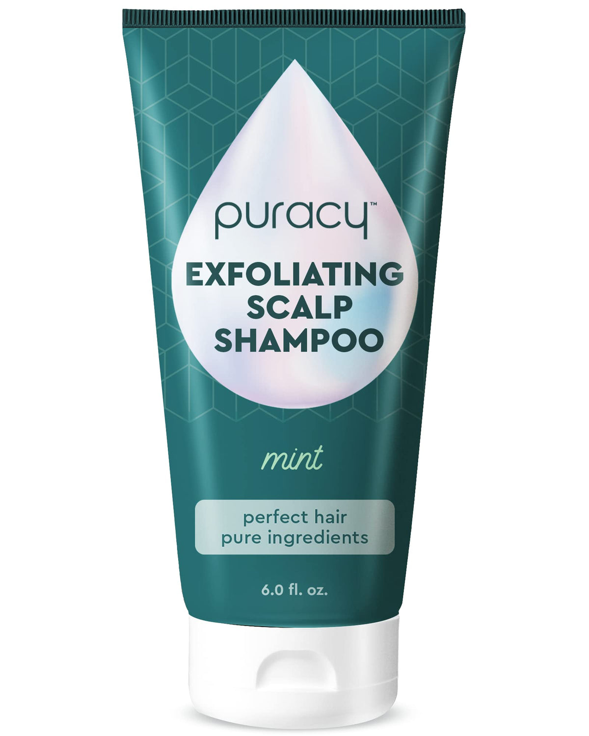 Puracy Scrub, bouteille, prépare le cuir chevelu pour le pré-shampoing.