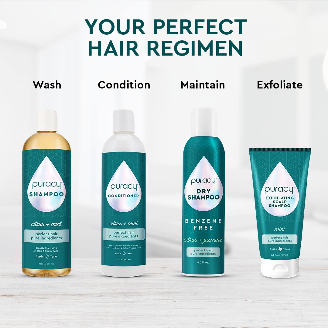 Puracy Scrub, utilisation pré-shampooing, convient à toute la famille.