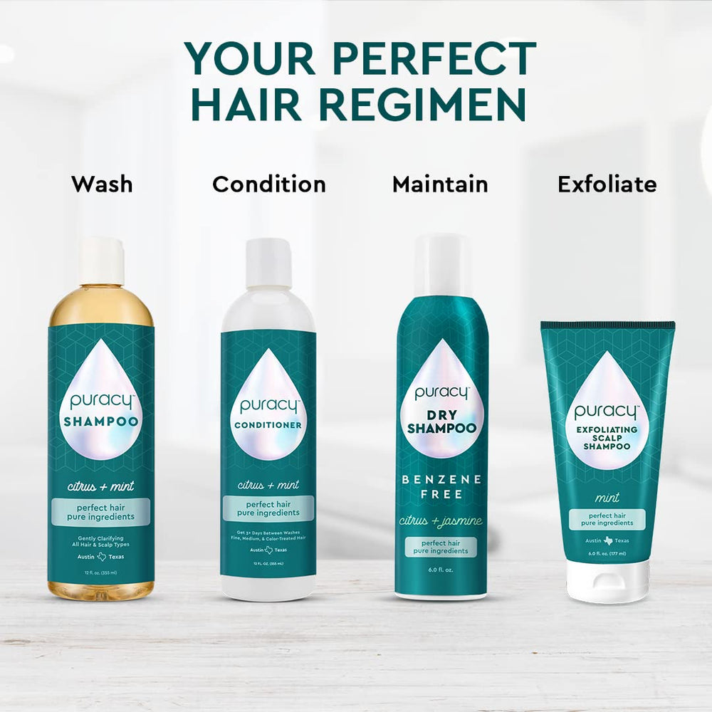 Puracy Scrub, utilisation pré-shampooing, convient à toute la famille.
