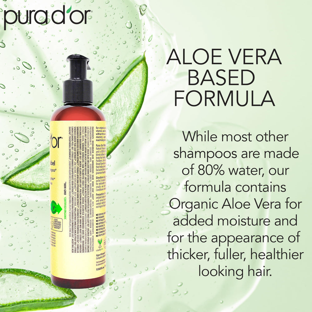 Ingredients scene features argan oil and nettle extracts for nourishment.