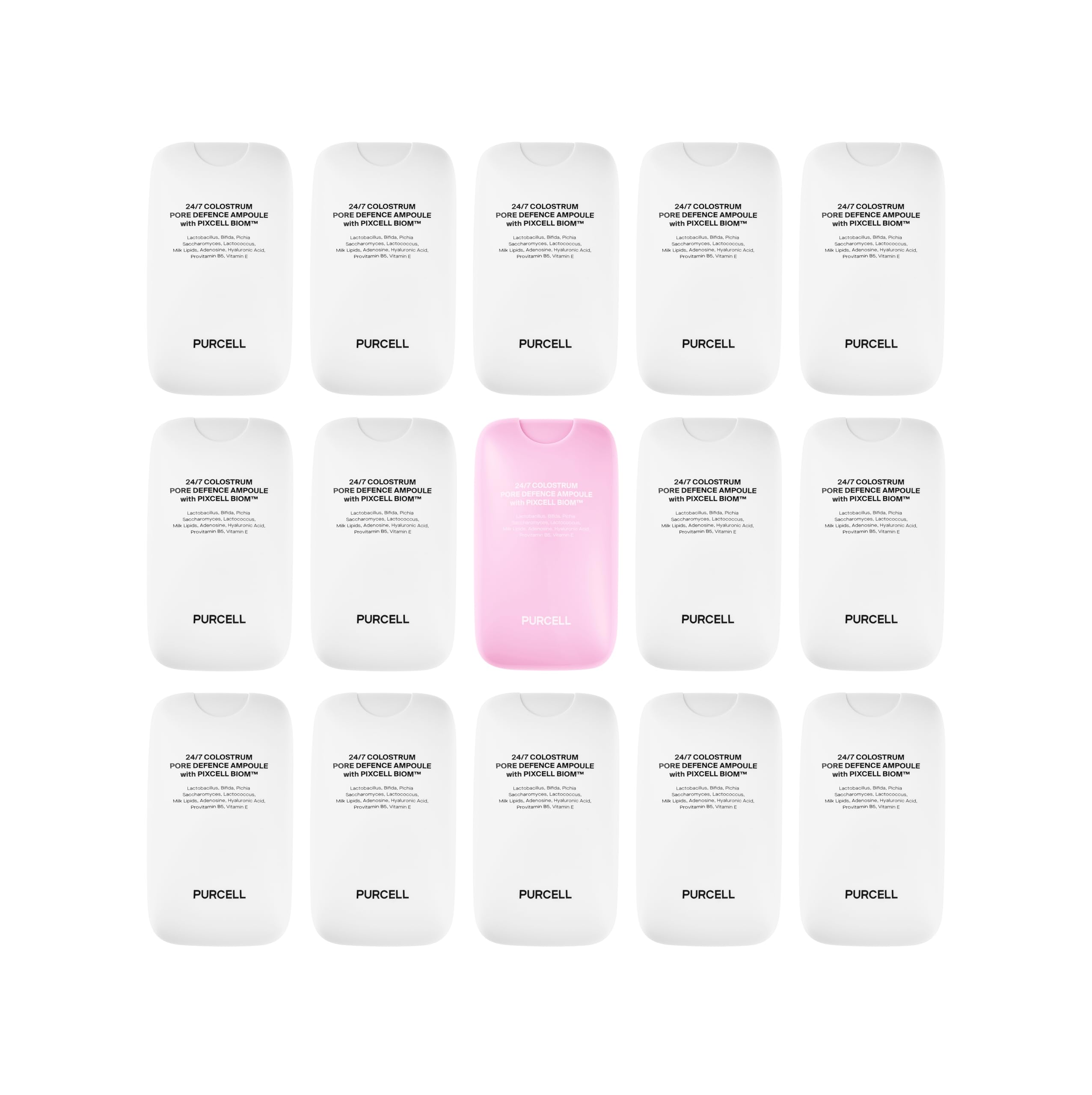PURCELL 24/7 Colostrum Ampoule – secret de Séoul pour un teint prêt pour la photo
