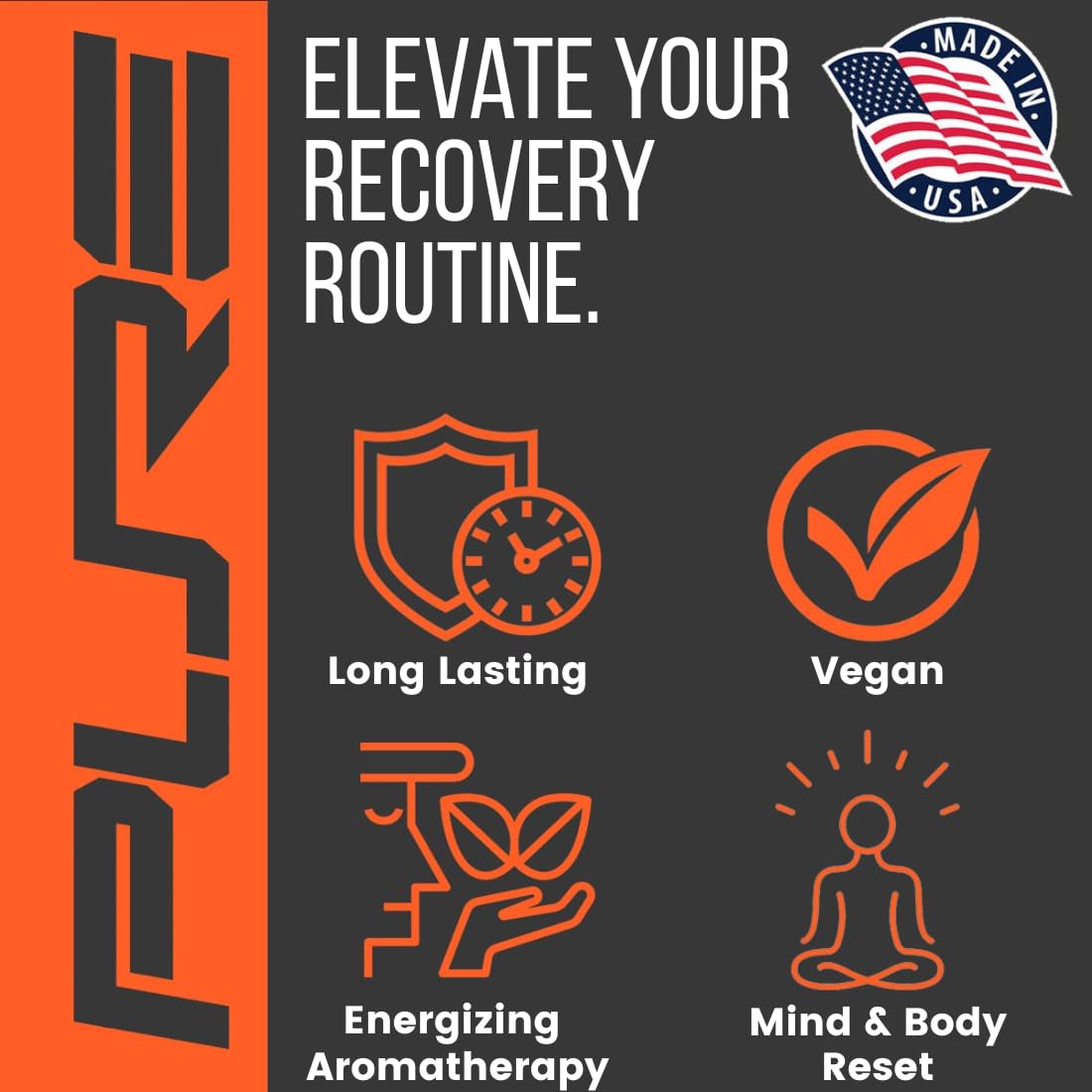 Pure Athlete – emballage fabriqué aux États-Unis, contrôle qualité et petites séries.