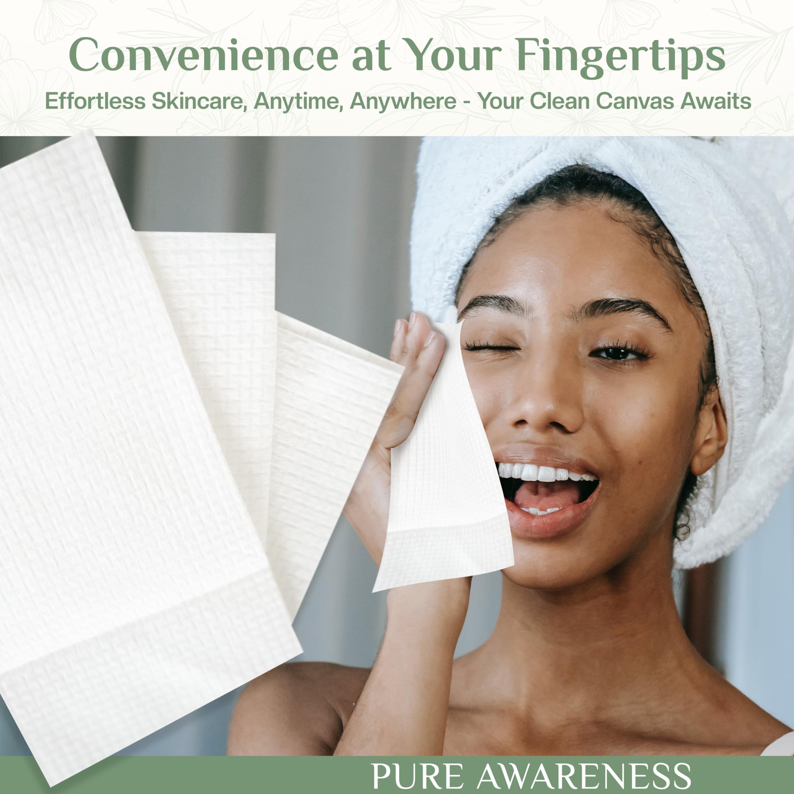 Pure AWARENESS démaquillage rapide avec serviettes visage