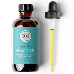Pure Body Naturals Huile d'Argan Visage Bouteille Ambrée: hydratation légère et pure