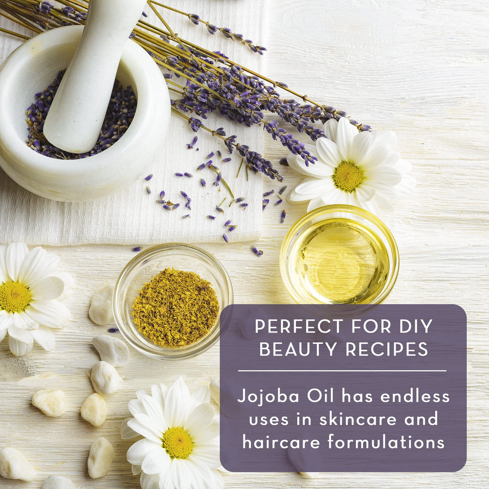 Pure Body Naturals huile de jojoba – soin cheveux pour brillance et souplesse