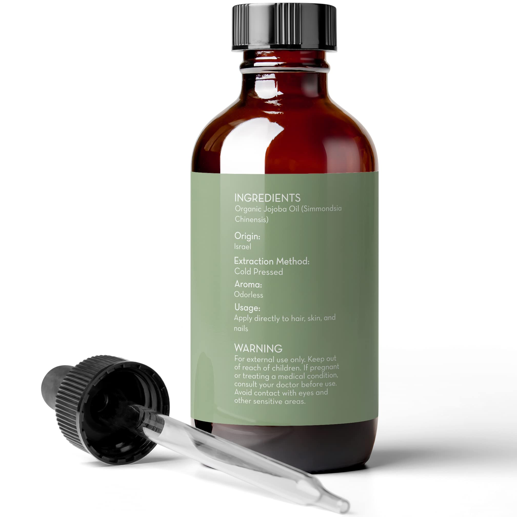 Pure Body Naturals huile de jojoba – emballage vegan sans gluten et non testé sur les animaux