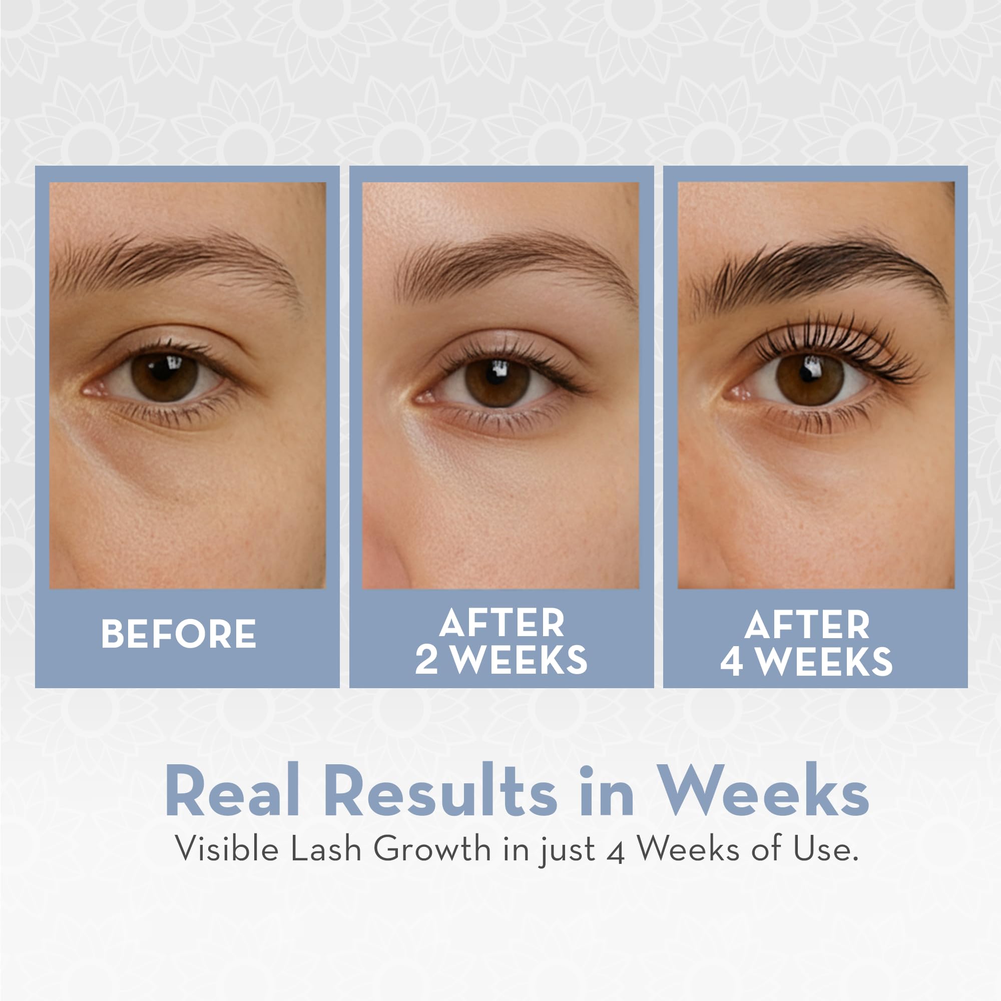 Pure Body Naturals huile de ricin, cils-sourcils: applicateurs fins pour soin ciblé