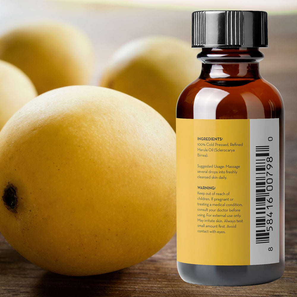 Utilisation polyvalente sur cheveux, corps et ongles avec Pure Body Naturals Marula.