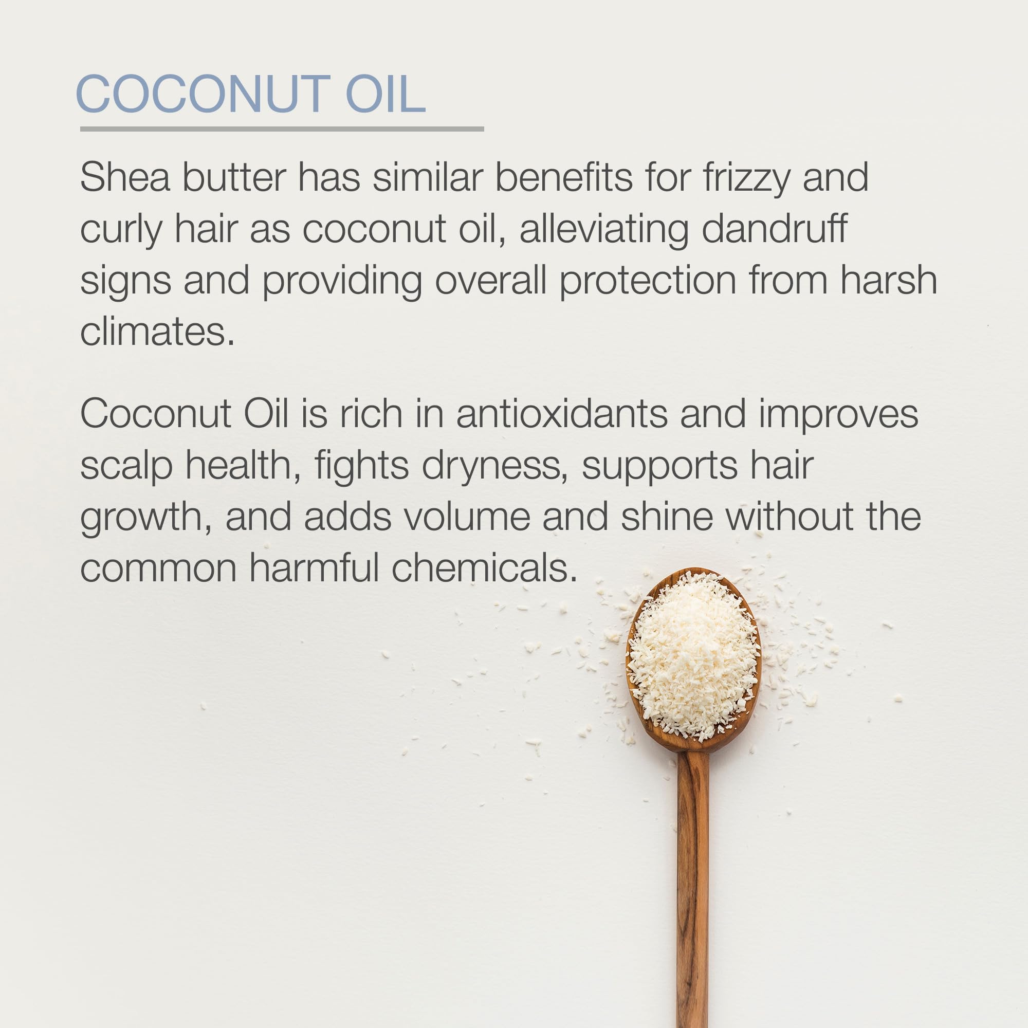 Pure Body Naturals Masque Coco Cheveux, soin quotidien pour cheveux hydratés.
