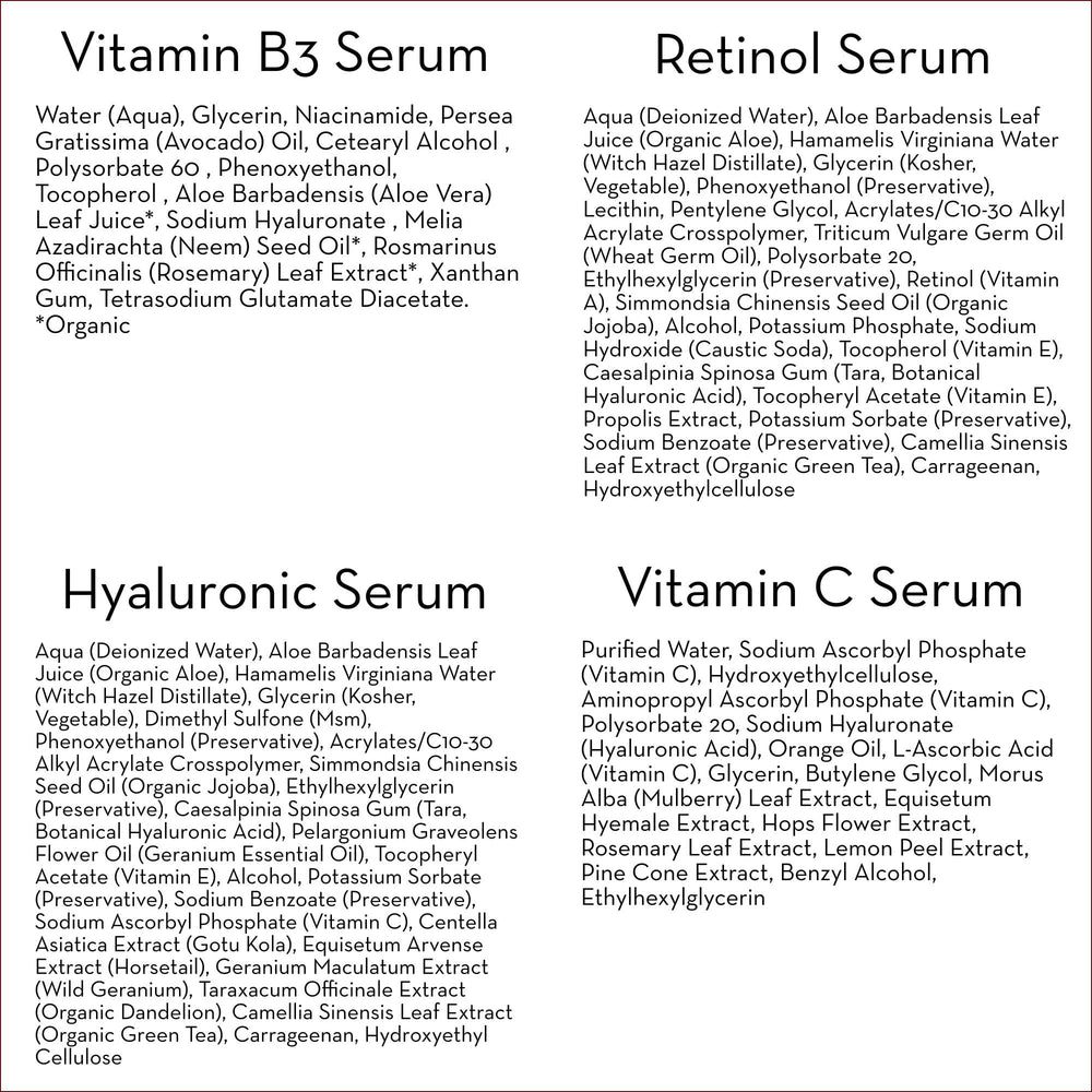 Pure Body Naturals serum on hand demonstrating quick-absorb formula.