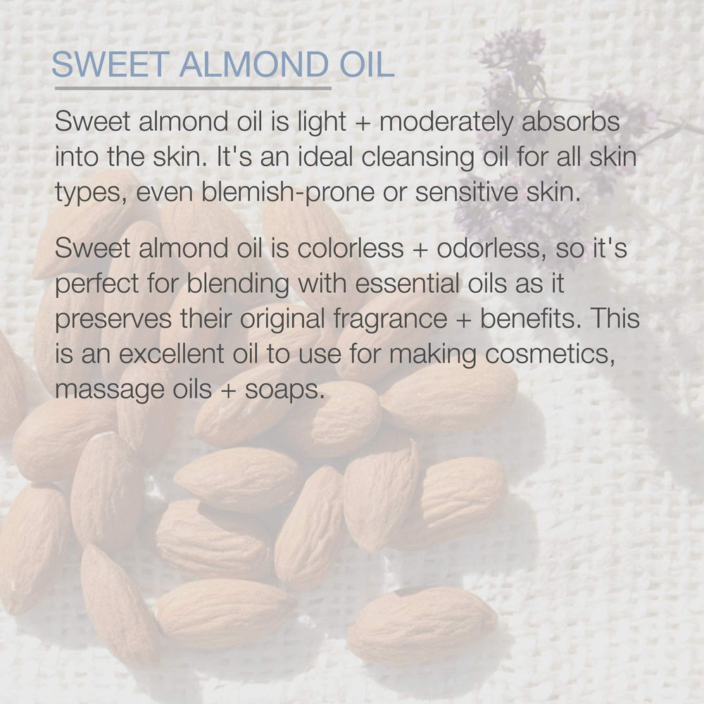 Pure Body Naturals Sweet Almond Oil for nails and cuticles care.