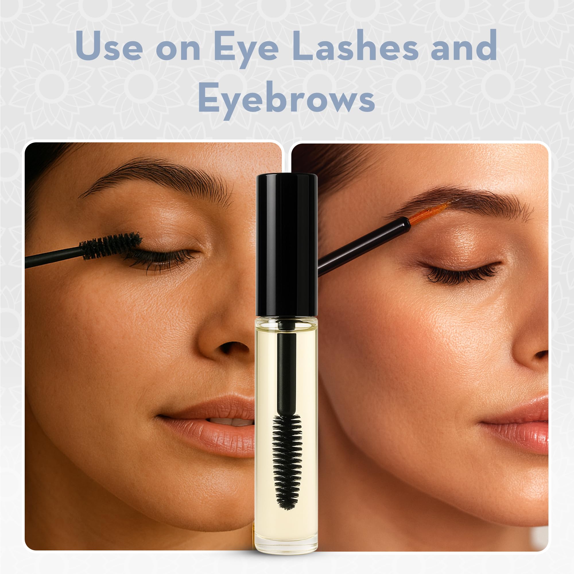 Pure Body Naturals soin quotidien rapide pour cils et sourcils.