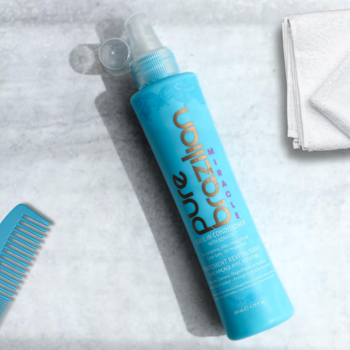 Pure Brazilian brillance naturelle – fini léger sans alourdir les cheveux