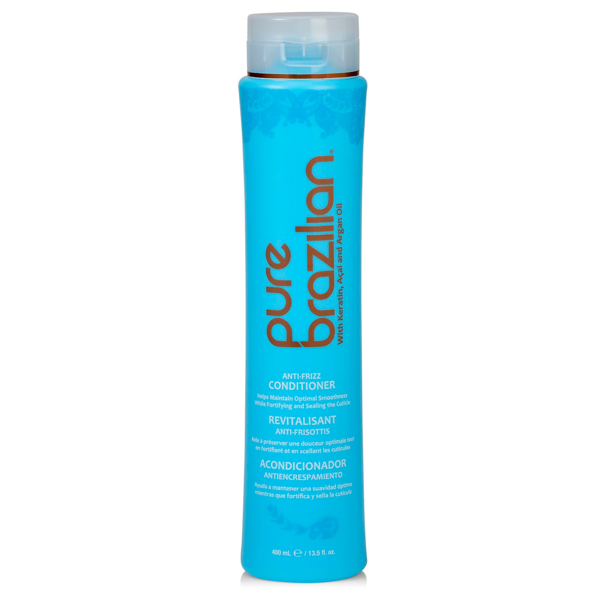 Pure Brazilian Anti-Frisottis : bouteille élégante, douceur et brillance.